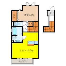 メゾンプラザ　A・Bの物件間取画像